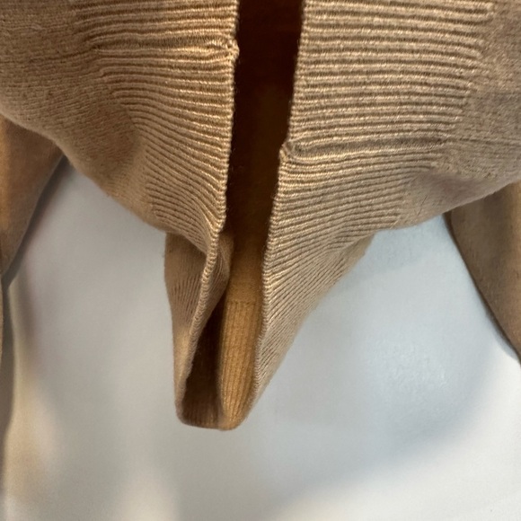 VTG 1950s -70s Mens Trimingham By Bellantyne Tan V-neck 100% Cashmere Sweater. - Picture 11 of 14